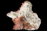 Pink Hematite Quartz, Pyrite and Dolomite Association - China #94637-3